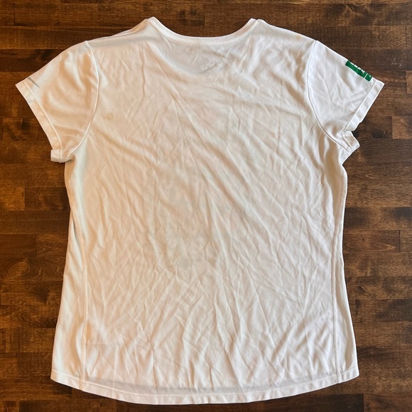 Nike “Journey For a Better World” Dri-Fit women’s white XL thin white top - Picture 15 of 15